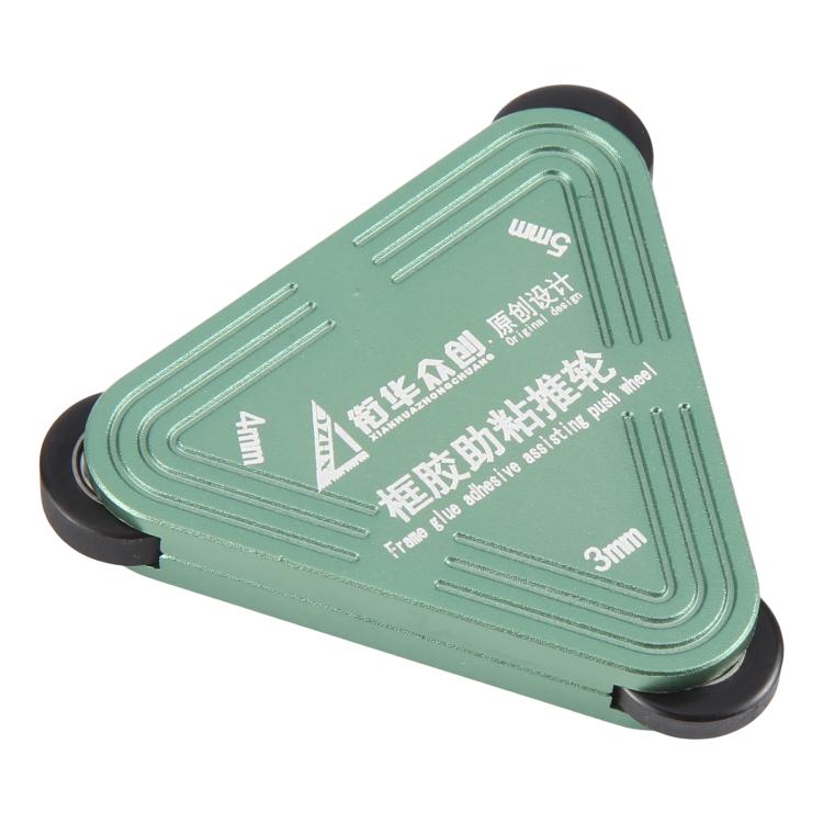 XHZC Middle Frame Waterproof Adhesive Assisting Push with 3 / 4 / 5mm Auxiliary Wheel
