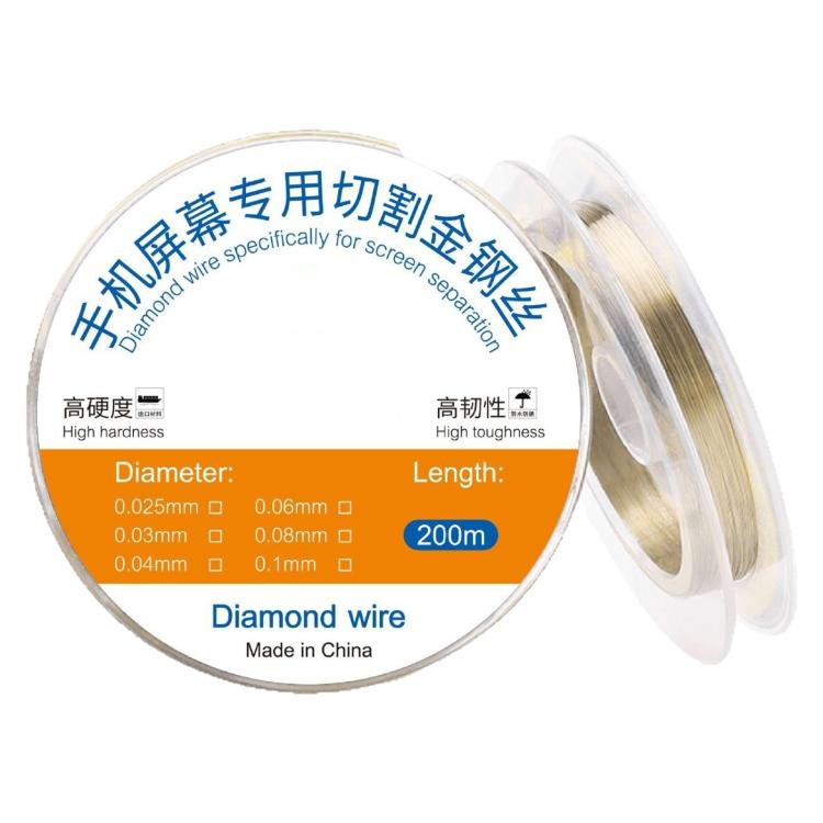 200m Screen Separation Specifically Diamond Cutting Wire
