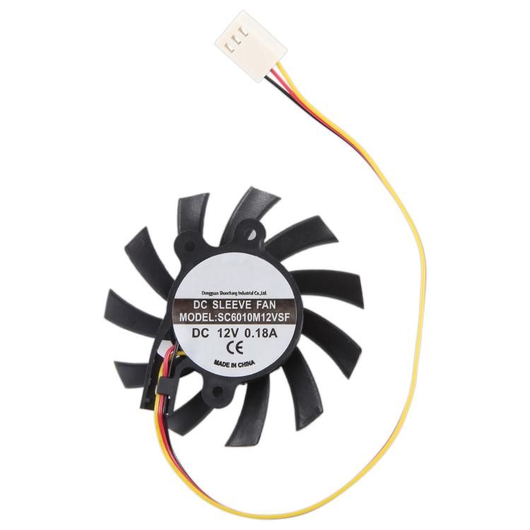For SEEWO SC6010M12VSF DC12V 0.18A 3Pin Cooling Fan