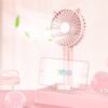N10 Multi-function Handheld Desktop Holder Electric Fan, with 3 Speed Control