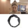 Women Temperament Knitting Cross Shape Hair Band