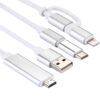 3 in 1 Micro USB & 8 Pin & Type-C to HDMI HD 1080P HDTV Adapter Cable
