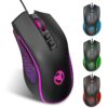 HXSJ X100 7-buttons 3600 DPI Cool Glowing Wired Gaming Mouse, Cable Length: 1.5m