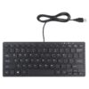 450 78 Keys Ultra-thin USB Wired Keyboard