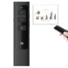 Doosl DSIT013 2.4GHz Rechargeable PowerPoint Presentation Remote Control Multi-functional Laser Pointer for PowerPoint / Keynote / Prezi, Control Distance: 100m(Black)