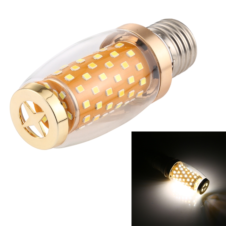 E27 16W LED Energy-saving Lighting Glass Bulb Corn Light AC 110-265V