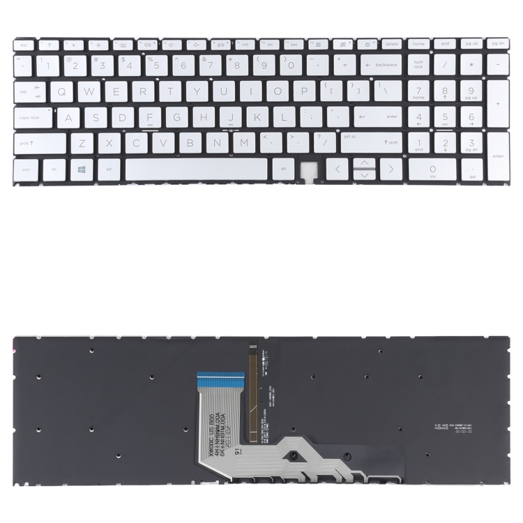 For HP Envy X360 15-ED 15-ED0008CA 15-ED0023DX US Version Keyboard with RGB Backlight