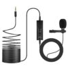 Yanmai R955S Professional Clip-on Lapel Mic Lavalier Omni-directional Condenser Microphone, For Live Broadcast, Show, KTV, etc