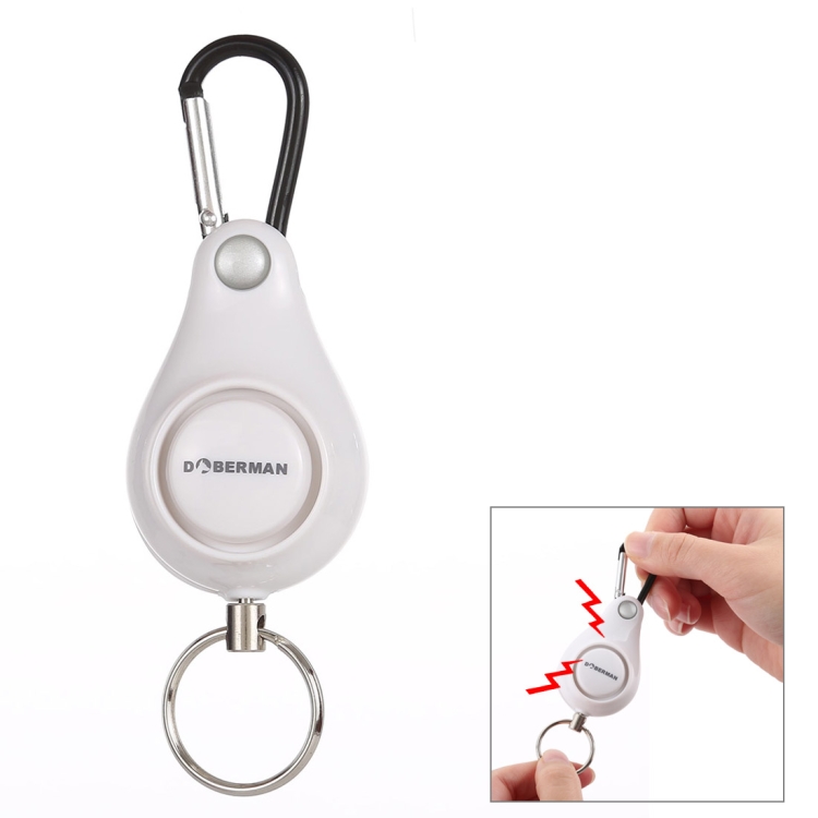 DOBERMAN Key-chain Personal Security Alarm Pull Ring Triggered Anti-attack Safety Emergency Alarm