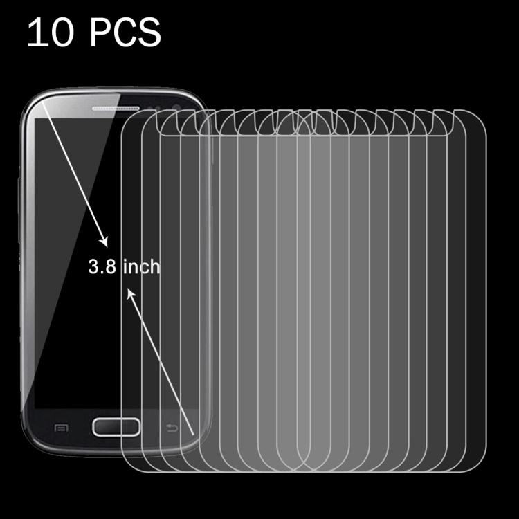 10 PCS 3.8 inch Mobile Phone 0.26mm 9H Surface Hardness 2.5D Explosion-proof Tempered Glass Screen Film