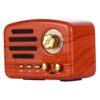 Angel MA-1500 Retro Bluetooth HiFi Radio Speaker with Colorful LED Light, Support USB & FM & 3.5mm Aux