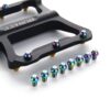 8 PCS/Set Titanium Alloy Bicycle Pedal Anti-slip Screw M4