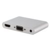 P27 Metal Cover Micro USB to HDMI + VGA HDTV Converter Digital AV Adapter, Power by EZCast, Support iOS / Android / Windows System