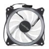 Color LED 12cm 3pin Computer Components Chassis Fan Computer Host Cooling Fan Silent Fan Cooling, with Power Connection Cable & Blue Light