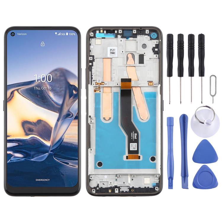 For Nokia 8V 5G Original LCD Screen Digitizer Full Assembly with Frame, For Nokia 8 V 5G UW(Original)