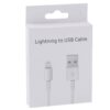 50 PCS Exquisite Carton Packaging for 8pin USB Data Cable(White)