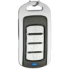 315MHz Metal Learning Code 4 Keys Remote Control for Car Garage Door (Black + Silver)