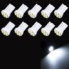 10 PCS T10 8 LED Car Signal Light Bulb