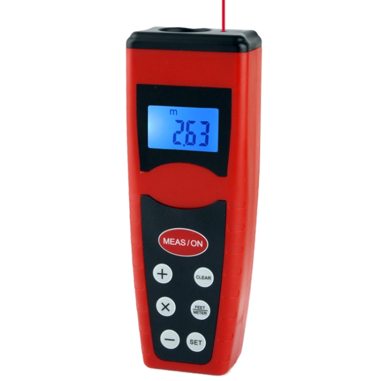 Ultrasonic Distance Measure Measurer with Laser Pointer, Range: 0.5-18m (CP-3000)