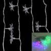 7m Flower Pendants Pendants Decoration String Lights, 30-LED Multi-Colored Light (AC 12-240V / EU Plug)(Transparent)