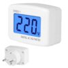 DM55-1 LCD AC Digital Voltage Meter Voltmeter, Measure Range: 110V-300V, EU Plug