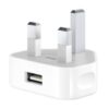 5V / 1A (UK Plug) USB Charger Adapter For iPhone, Galaxy, Huawei, Xiaomi, LG, HTC and Other Smart Phones, Rechargeable Devices(White)