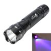 LT-3W 1 x XPE LED UV Flashlight, 600 LM 5-Modes Purple Light