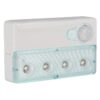 Infrared PIR Auto Sensor Motion Detector Light, Mini USB Port, 4 LED, White Light, Sensitive Distance: 3m(Baby Blue)