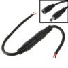 5.5 x 2.1mm DC Power Female Barrel to Male Barrel Connector Adaptor for LED Light Controller, Length: 20cm
