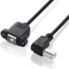 USB 2.0 Type-B Male to Female Printer / Scanner Extension Cable for HP, Dell, Epson, Length: 50cm