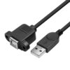 USB 2.0 Male to USB 2.0 Type-B Female Printer / Scanner Adapter Cable for HP, Dell, Epson, Length: 50cm