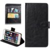 4.3-4.8 Inch Universal Crazy Horse Texture 360 Degree Rotating Carry Case with Holder & Card Slots for iPhone 6 / Galaxy S4 / S3 / i9500 / i9300