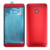 Full Housing Cover (Front Housing LCD Frame Bezel Plate + Back Cover) for HTC One M7 / 801e, For One M7 Front + Back Black, For One M7 Front + Back White, For One M7 Front + Back Red