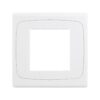 Wall Plate with Screw for Blank Inserts  - 3 Hole, Use around the world(White)