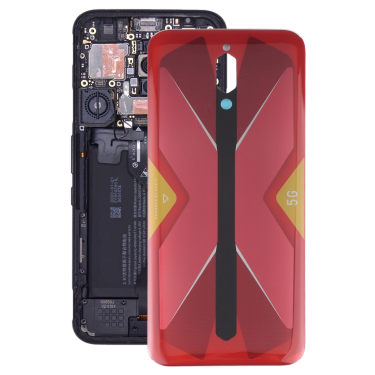Battery Glass Back Cover for ZTE Nubia Red Magic 5G NX659J