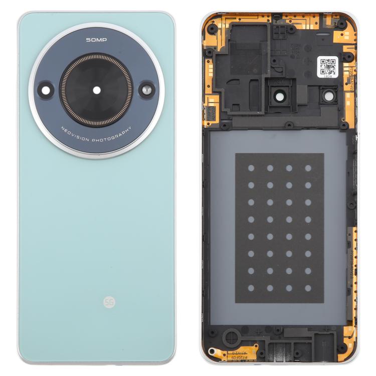 For ZTE Blade A75 5G Z2357N / Blade V60 Smart Glass Battery Back Cover with Middle Frame / Camera Lens Cover
