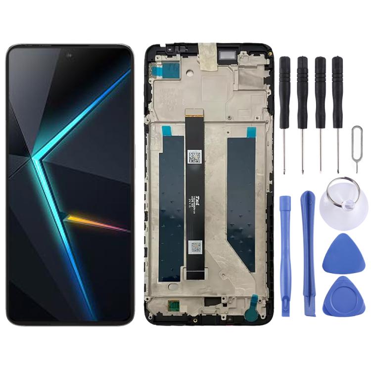For ZTE nubia Neo 2 5G Z2352N LCD Screen Digitizer Full Assembly with Frame