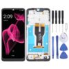 For T-Mobile REVVL 6X 5G LCD Screen Digitizer Full Assembly with Frame