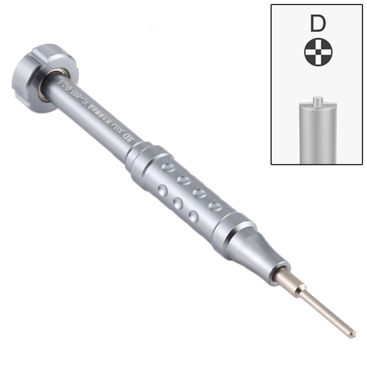 XL-655 3D Non-slip Hollow Cross Tip Middle Bezel 2.5 Screwdriver