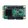 4 Port SATA III 6G Mini PCI Express Marvel 88SE9215 Controller Card