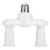 1 to 2/3/4/5 E27 to E27 Socket Distributor Adjustable Converter E27 LED Bulb Holder