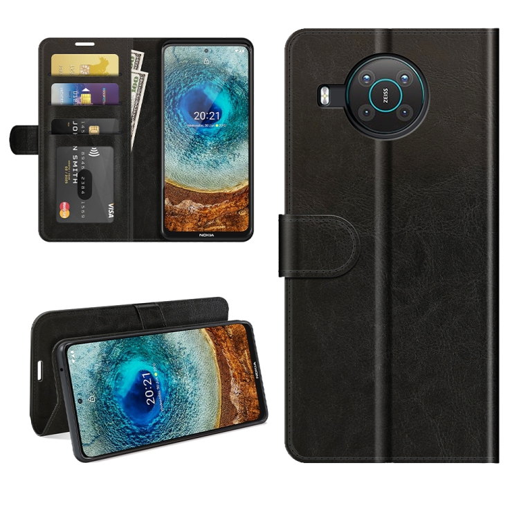 For Nokia X10/X20 R64 Texture Single Horizontal Flip Protective Case with Holder & Card Slots & Wallet& Photo Frame