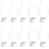 10PCS GU10 Socket LED Bulb Halogen Lamp Holder Base Ceramic Wire Connector for all GU10 Lamp