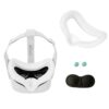 JD-391215 Suitable for Oculus Quest2 Generation VR Eye Mask Silicone Cover + Lens Cover Set