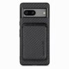 For Google Pixel 7 Carbon Fiber Leather Card Magsafe Phone Case