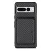 For Google Pixel 7 Pro Carbon Fiber Leather Card Magsafe Phone Case