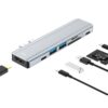 ENKAY Hat-Prince 7 in 2 Type-C to 4K HDMI Docking Station Adapter Hub SD/TF Card Reader