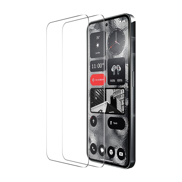 2pcs ENKAY 0.26mm 9H 2.5D High Aluminum-silicon Tempered Glass Film