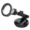 Car Dashboard / Windshield Compatible Magnet Type Phone Holder Suction Cup Base