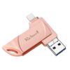 Richwell DXZ64 USB Flash Disk 64G 3 in 1 Micro USB + 8 Pin + USB 3.0 Compatible IPhone & IOS